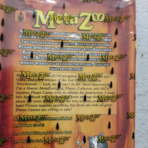 METAZOO Wilderness 1st Edition NITA BLACK BEARER Card Promo Sealed Theme Deck - Picture 3 of 4